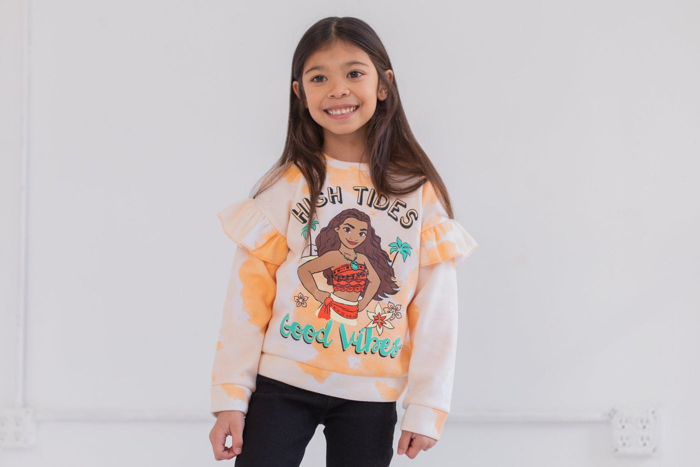 Disney Princess Moana Fleece Pullover Sweatshirt - imagikids