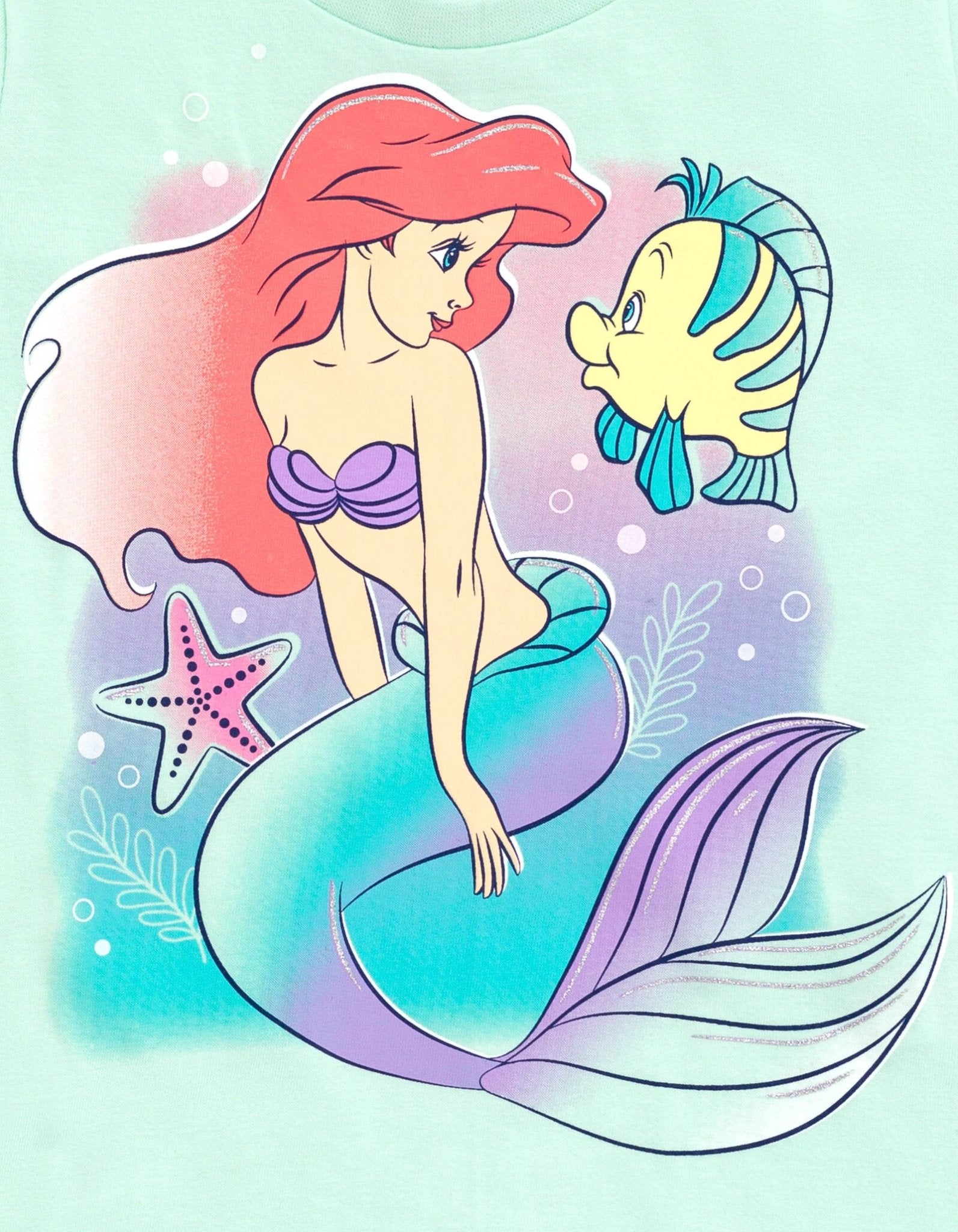 Disney Princess Princess Ariel T-Shirt and Chambray Shorts Outfit
