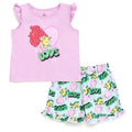 Disney Princess Princess Ariel Tank Top and French Terry Shorts Outfit Set