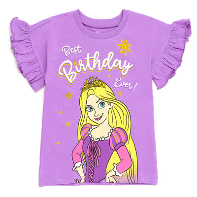 Disney Princess Rapunzel Metallic Print T-Shirt