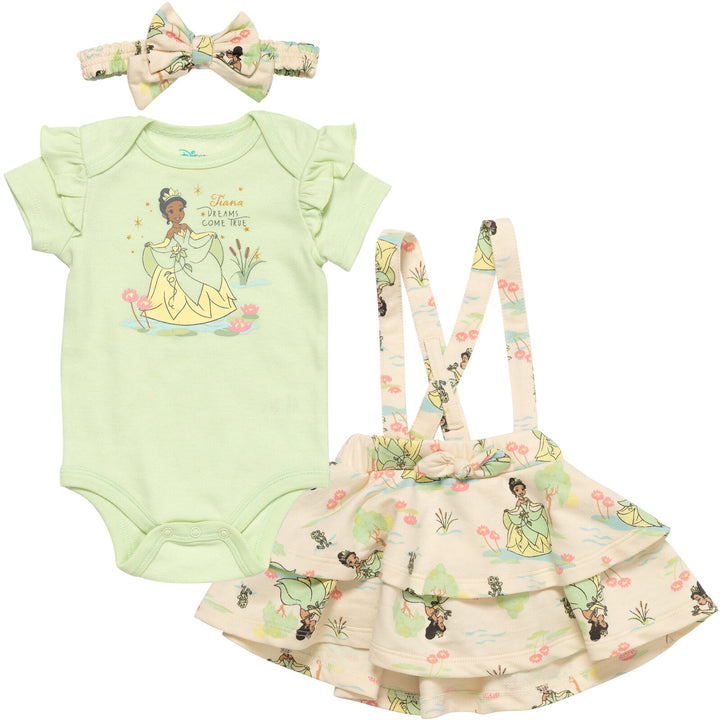 The Princess and the Frog Ruffled Jumper Outfit Set