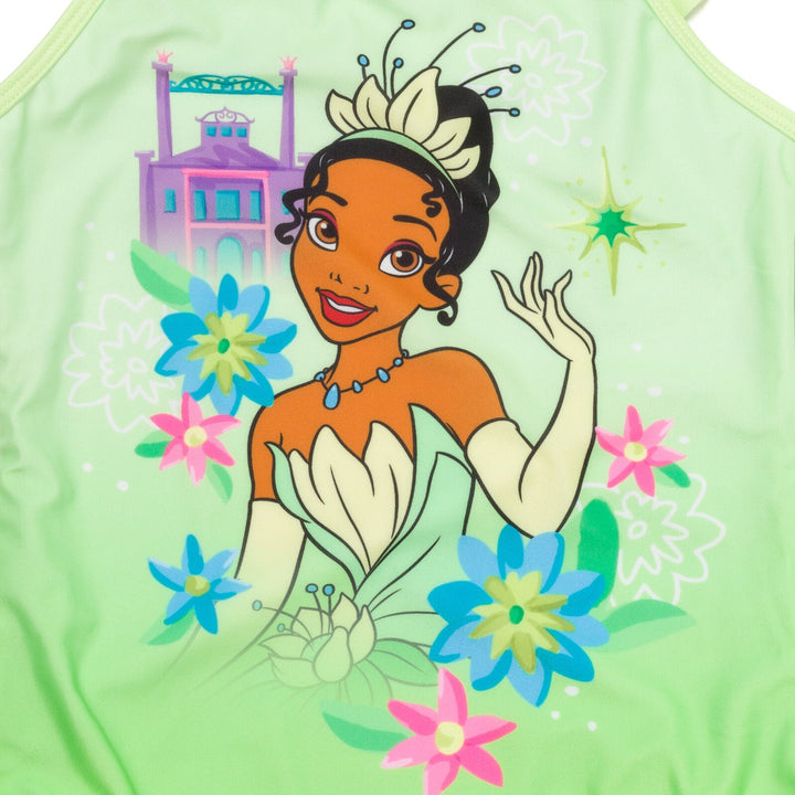 Disney Princess Tiana UPF 50+ One Piece Bathing Suit - imagikids