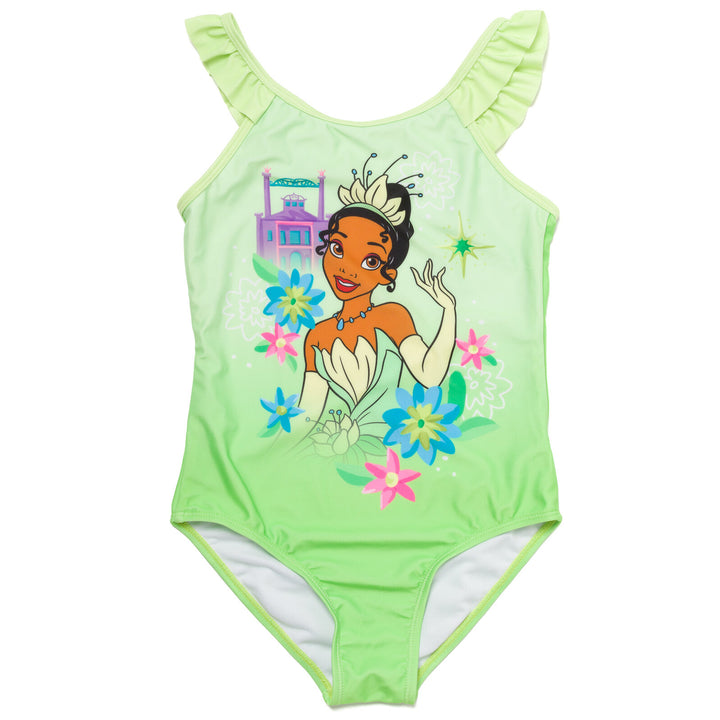 Disney Princess Tiana UPF 50+ One Piece Bathing Suit