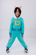 Disney Super Kitties Girls Hooded Cosplay Coverall Toddler to Little Kid