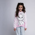 Disney The Aristocats Girls French Terry Pullover Crossover Hoodie Toddler to Big Kid