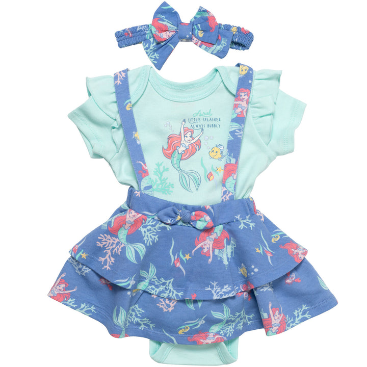 The Little Mermaid Ruffled Jumper Outfit Set