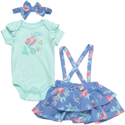 The Little Mermaid Ruffled Jumper Outfit Set