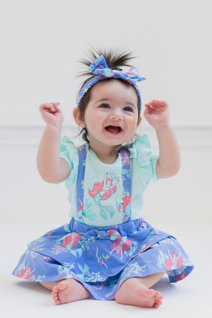 The Little Mermaid Ruffled Jumper Outfit Set