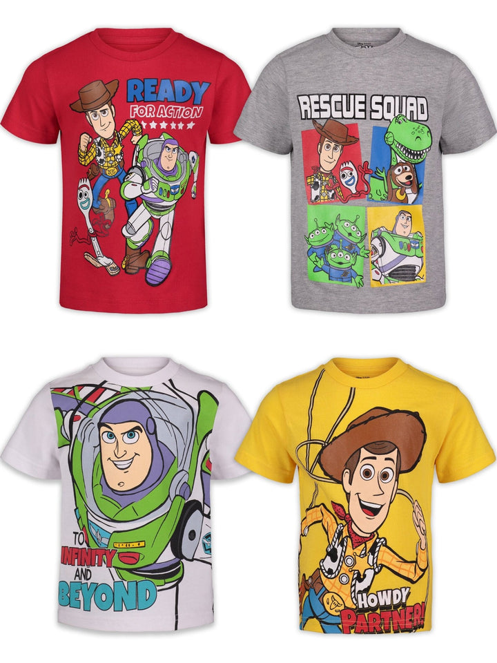 Disney Toy Story 4 Pack T-Shirts - imagikids