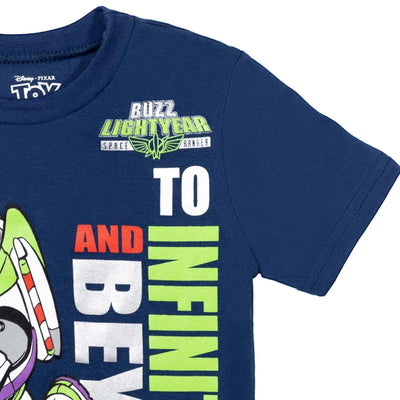 Disney Toy Story Buzz Lightyear T-Shirt and Mesh Shorts Outfit Set - imagikids