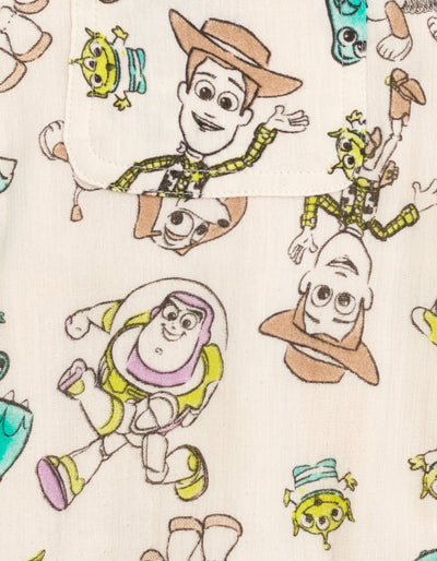 Disney Toy Story Cotton Gauze Matching Family Short Overalls