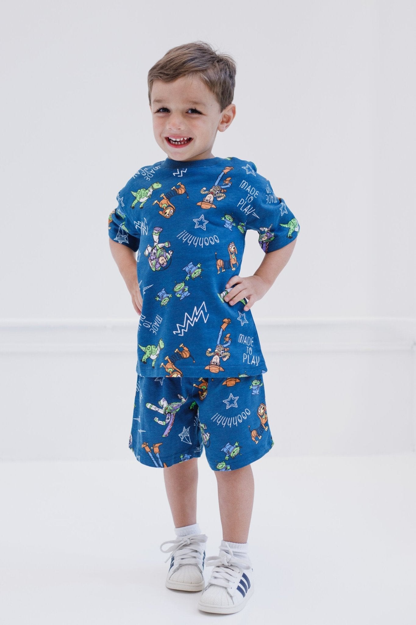 Disney Toy Story French Terry T-Shirt and Shorts Outfit Set - imagikids