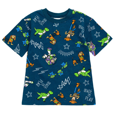 Disney Toy Story French Terry T-Shirt and Shorts Outfit Set - imagikids