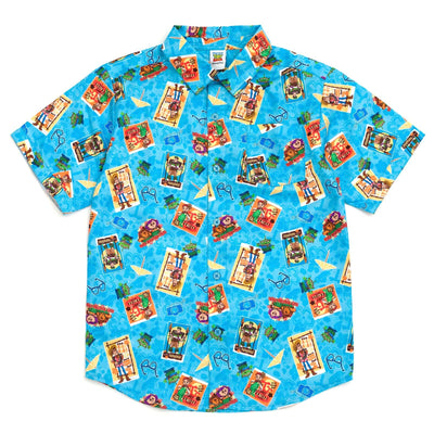 Disney Toy Story Hawaiian Button Down Dress Shirt - imagikids
