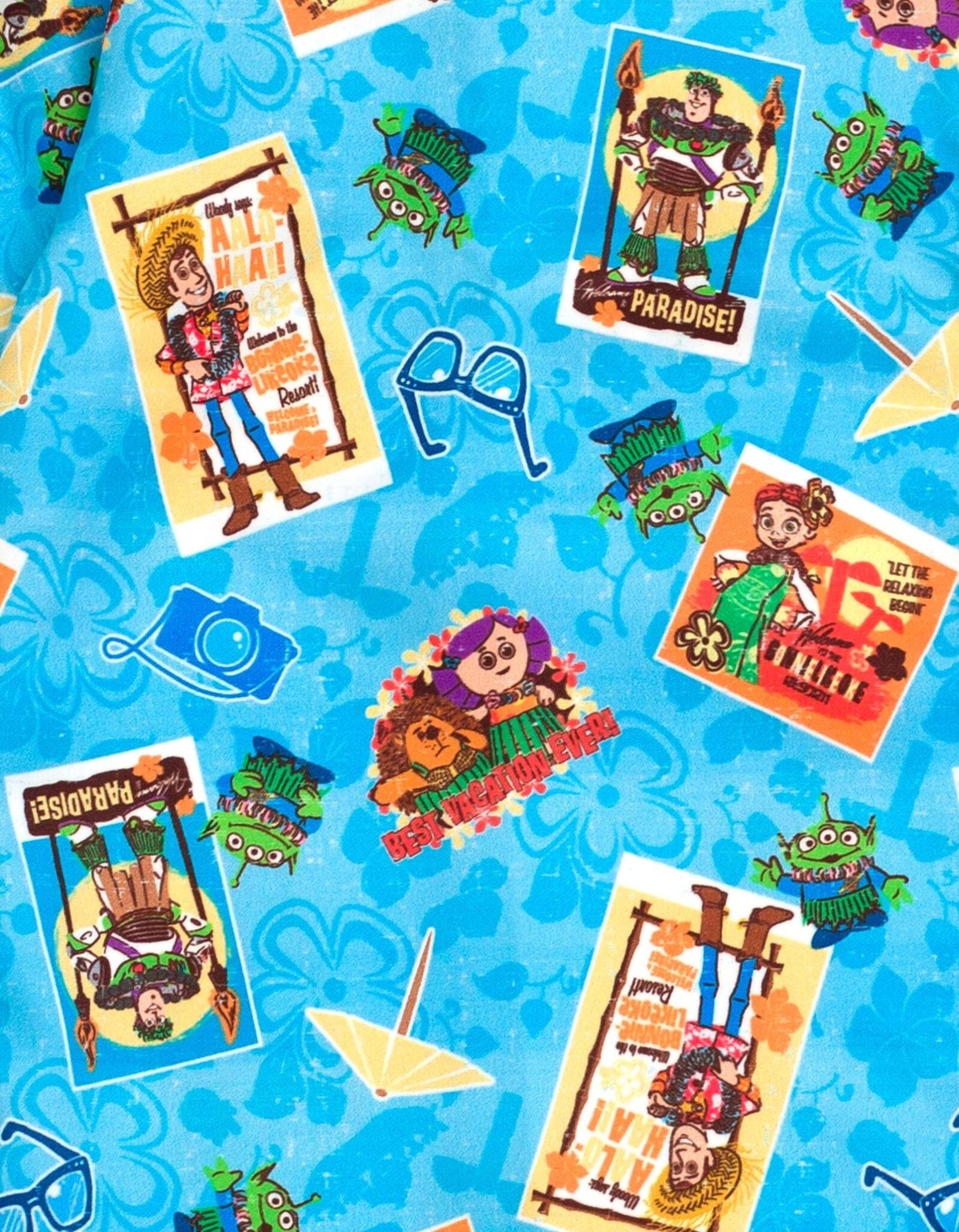 Disney Toy Story Hawaiian Button Down Dress Shirt - imagikids