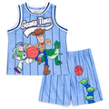 Disney Toy Story Mesh Jersey Athletic Tank Top and Basketball Shorts Outfit Set