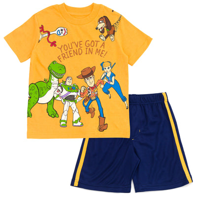 Disney Toy Story T-Shirt and Basketball Shorts Mesh Outfit Set