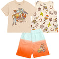 Disney Toy Story T-Shirt, Tank Top and French Terry Shorts 3 Piece Outfit Set