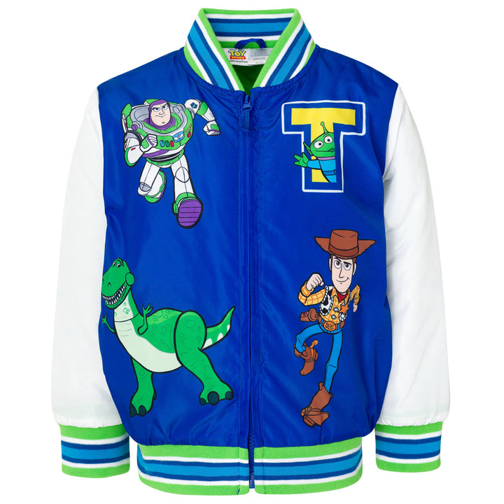 Disney Toy Story Zip Up Varsity Bomber Jacket