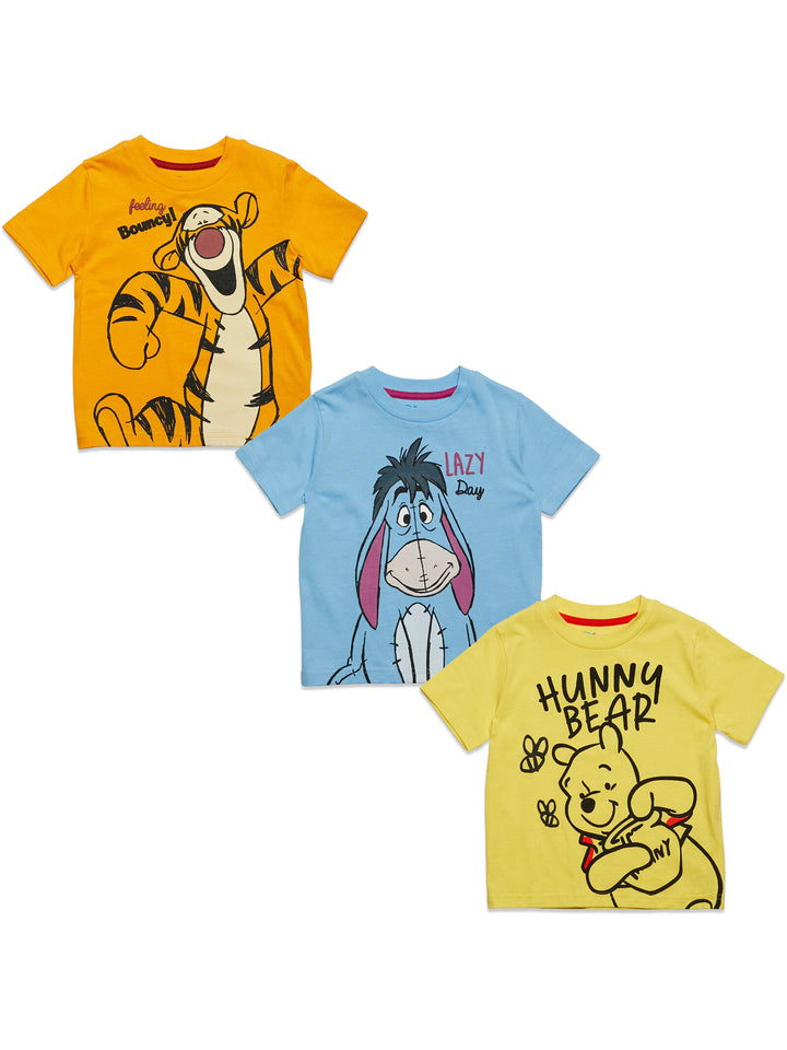 Disney Winnie the Pooh 3 Pack T-Shirts