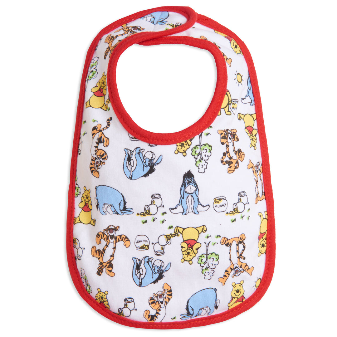 Winnie the Pooh 5 Pack Bibs