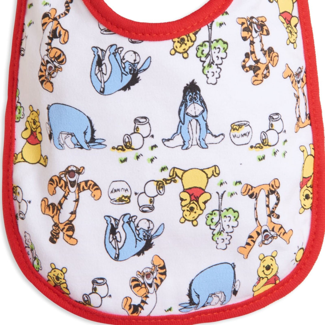 Winnie the Pooh 5 Pack Bibs