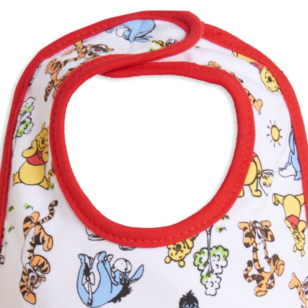 Winnie the Pooh 5 Pack Bibs