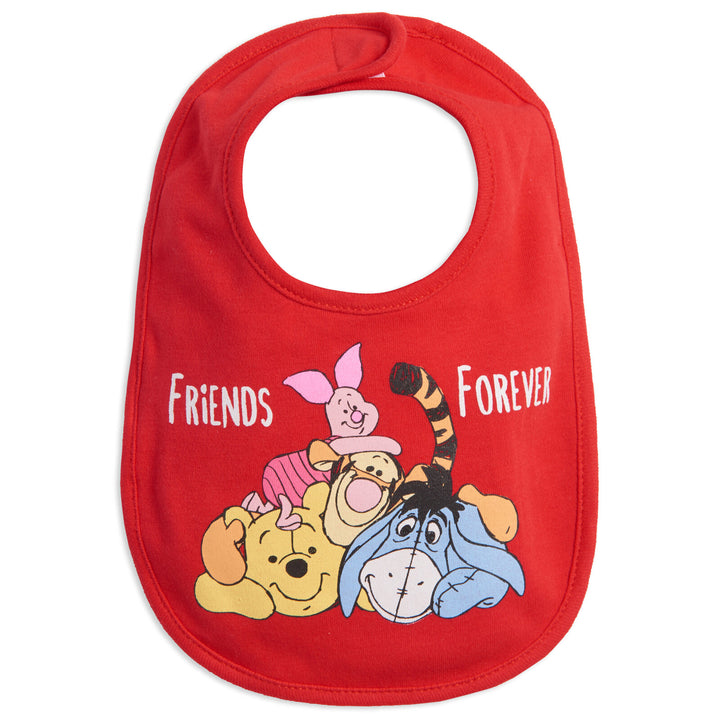 Winnie the Pooh 5 Pack Bibs