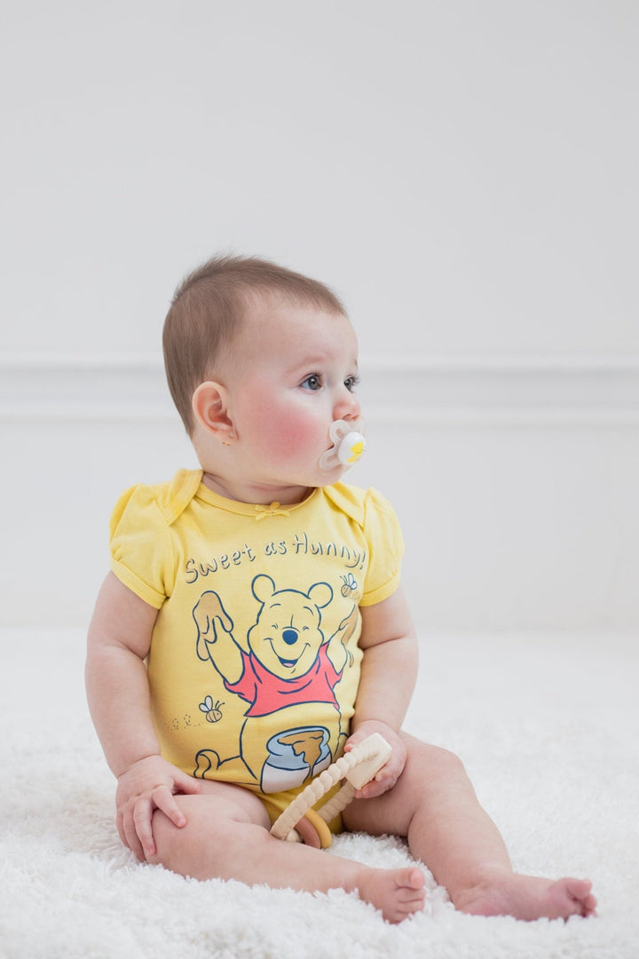 Disney Winnie the Pooh 5 Pack Bodysuits - imagikids