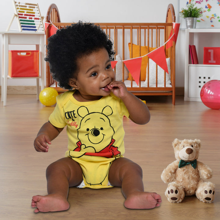 Disney Winnie the Pooh 5 Pack Bodysuits