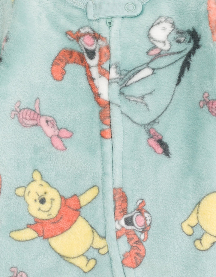 Disney Winnie the Pooh Fleece 2 Pack Coveralls Woobie