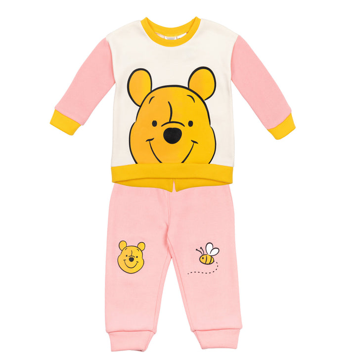 Winnie the Pooh Fleece Raglan Sweatshirt & Pants Set