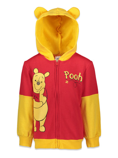 Disney Winnie the Pooh Fleece Zip Up Cosplay Hoodie
