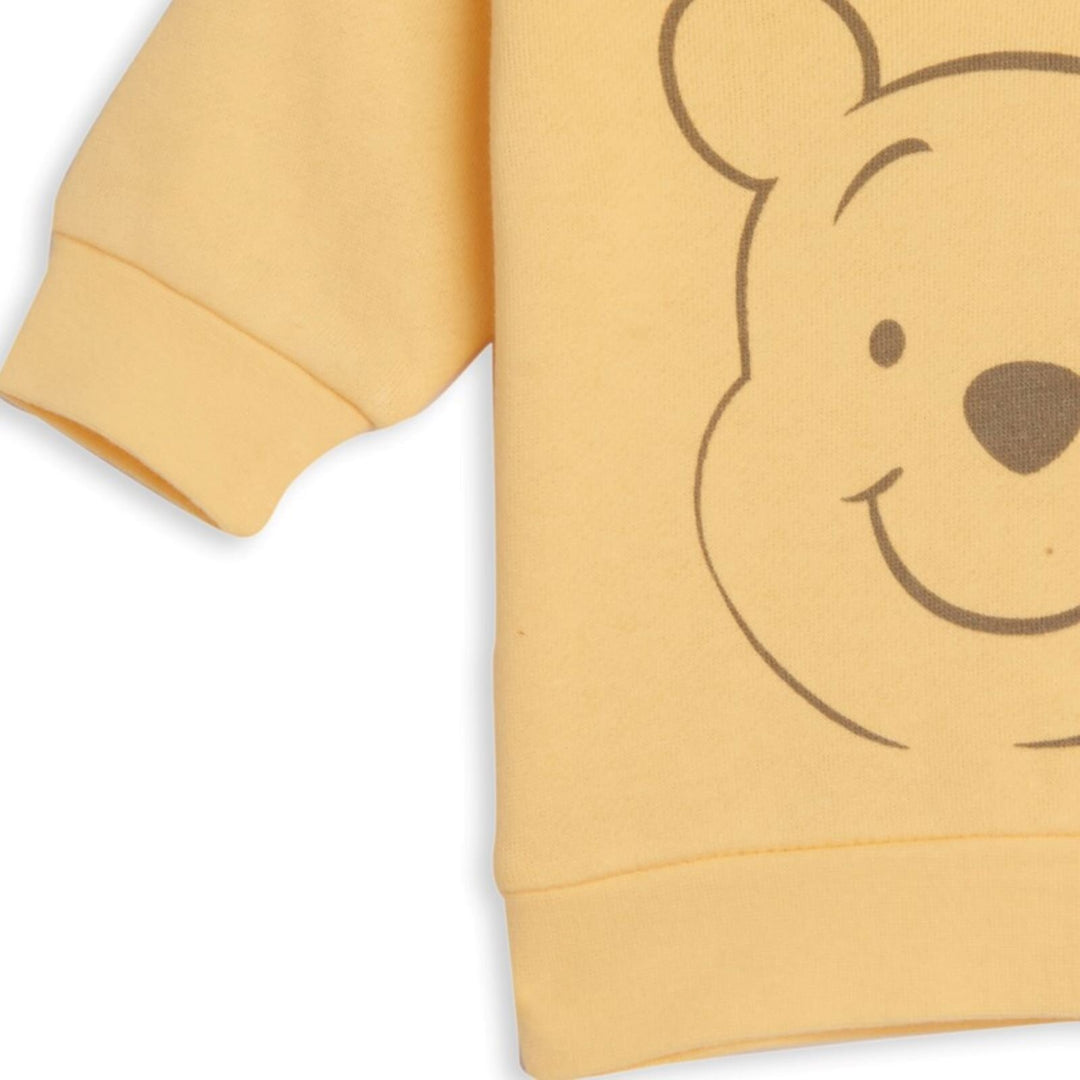 Disney Winnie the Pooh Hoodie Bodysuit and Pants 3 Piece Outfit Set