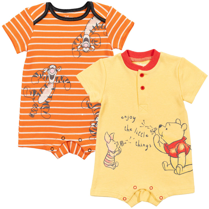 Winnie the Pooh 2 Pack Short Sleeve Romper