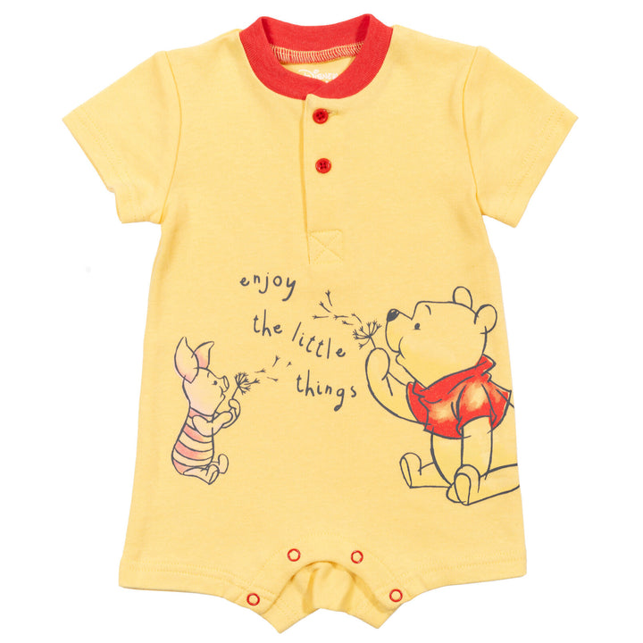 Winnie the Pooh 2 Pack Short Sleeve Romper