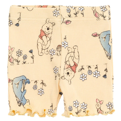 Disney Winnie the Pooh Peplum T-Shirt and Bike Shorts Outfit Set - imagikids