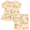 Disney Winnie the Pooh Peplum T-Shirt and Bike Shorts Outfit Set