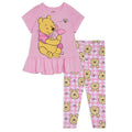 Disney Winnie the Pooh Peplum T-Shirt and Leggings Outfit Set