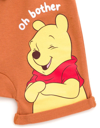 Disney Winnie the Pooh Pullover Hoodie and French Terry Shorts - imagikids