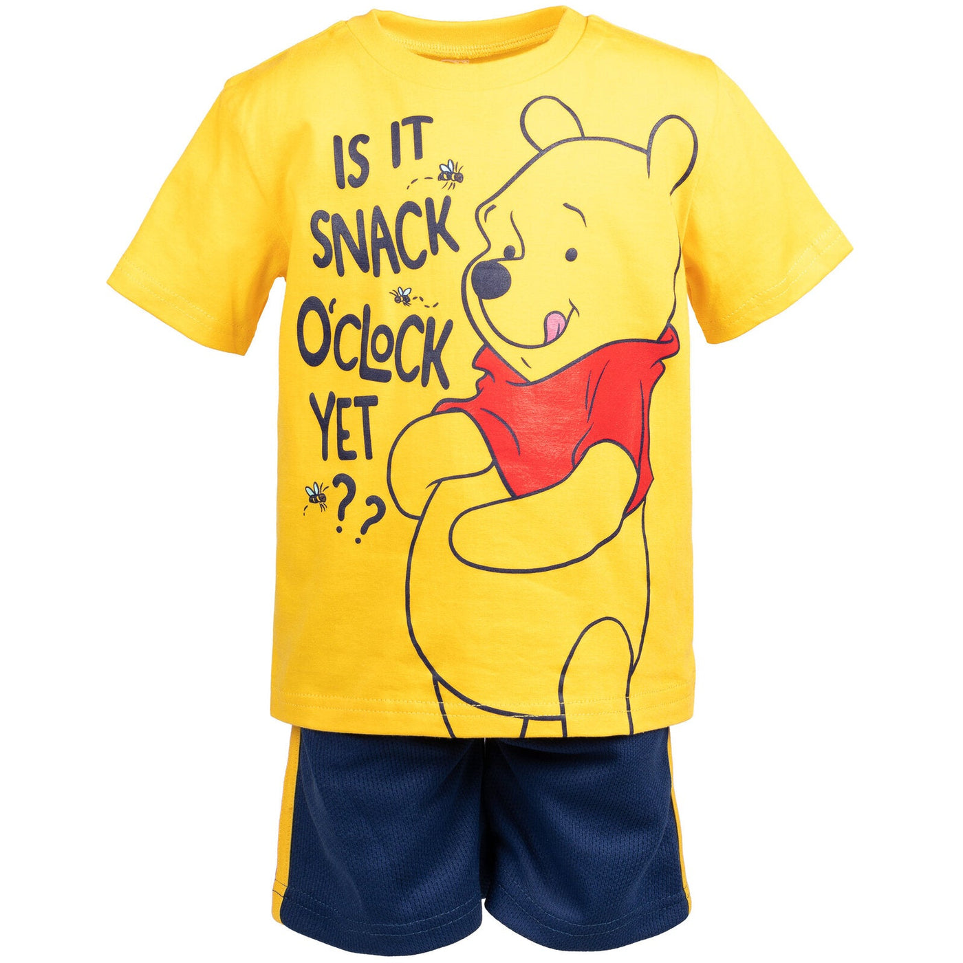 Disney Winnie the Pooh T-Shirt and Mesh Shorts Outfit Set - imagikids