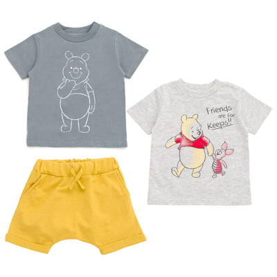 Disney Winnie the Pooh T-Shirts and French Terry Shorts - imagikids