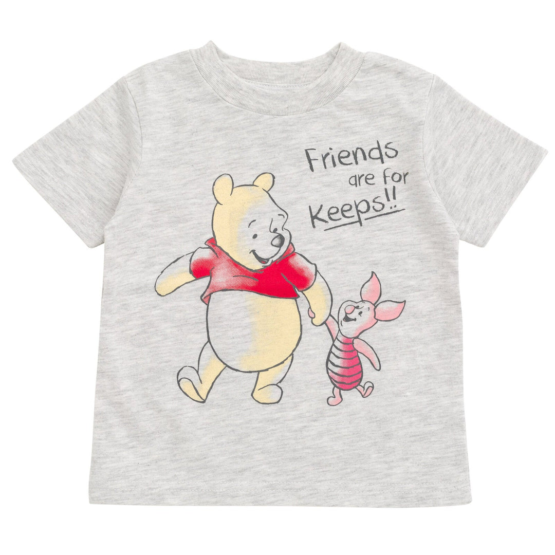 Disney Winnie the Pooh T-Shirts and French Terry Shorts - imagikids