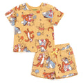 Disney Winnie the Pooh Waffle Knit T-Shirt and Shorts Outfit Set