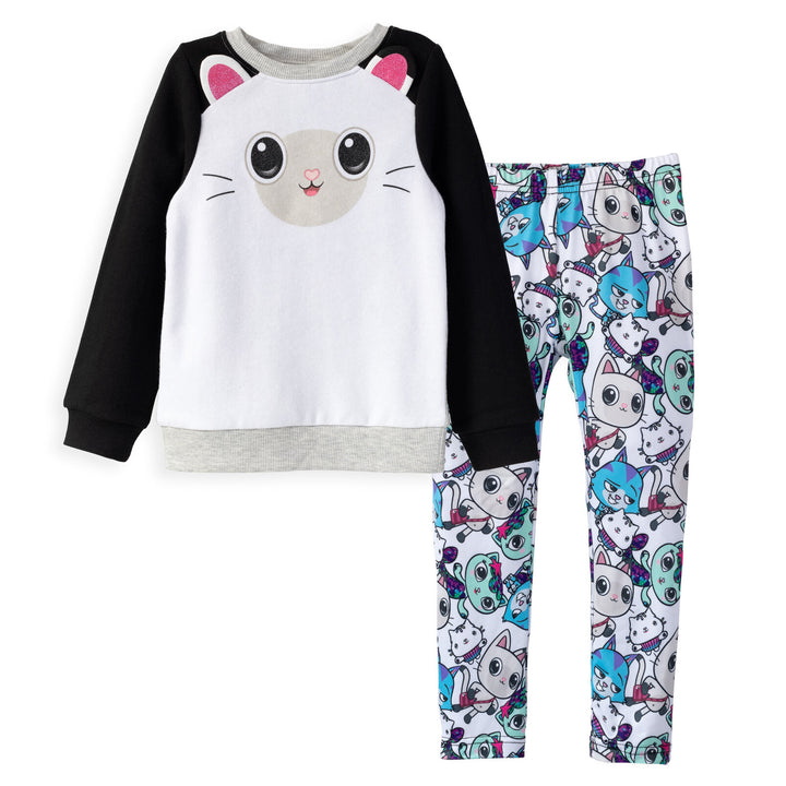 Gabby's Dollhouse Raglan Sweatshirt & Leggings Set