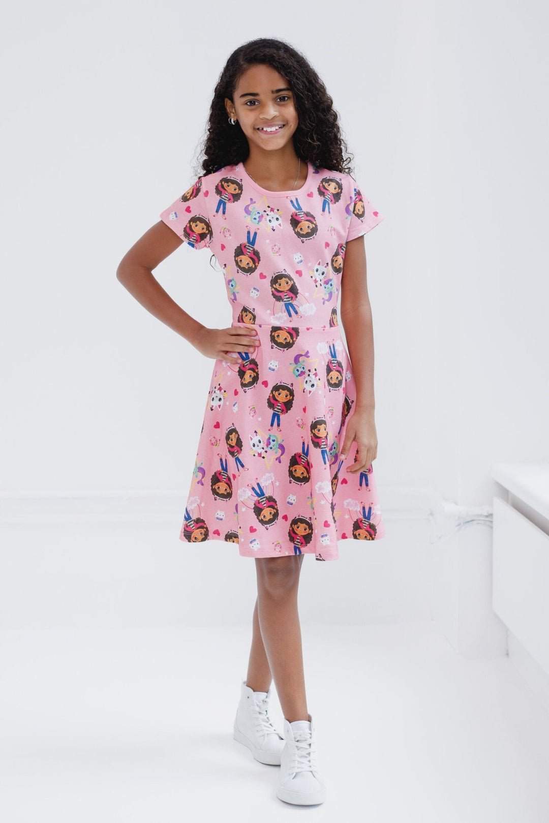 Dreamworks Gabby's Dollhouse French Terry Skater Dress - imagikids