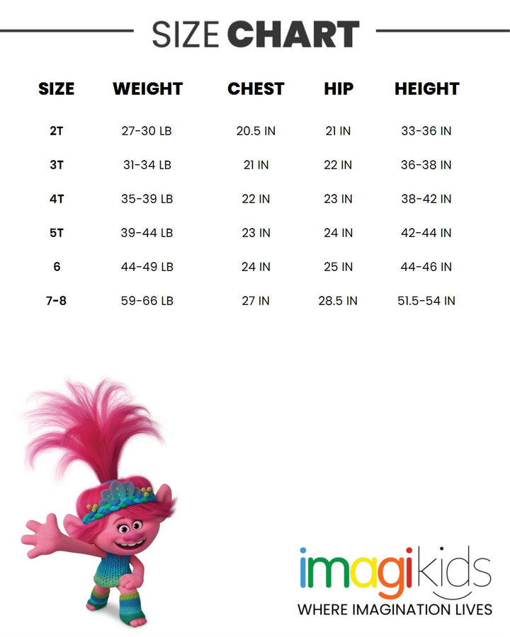 DreamWorks Trolls T-Shirt and Chambray Shorts Outfit Set - imagikids