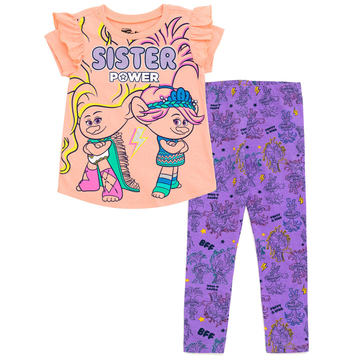 DreamWorks Trolls T-Shirt and Leggings Outfit Set