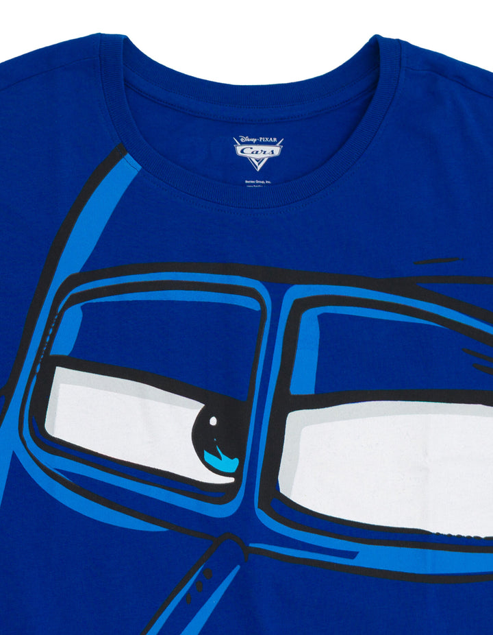 Cars Matching Family Cosplay Short Sleeve T-Shirt Doc Hudson Dark Blue