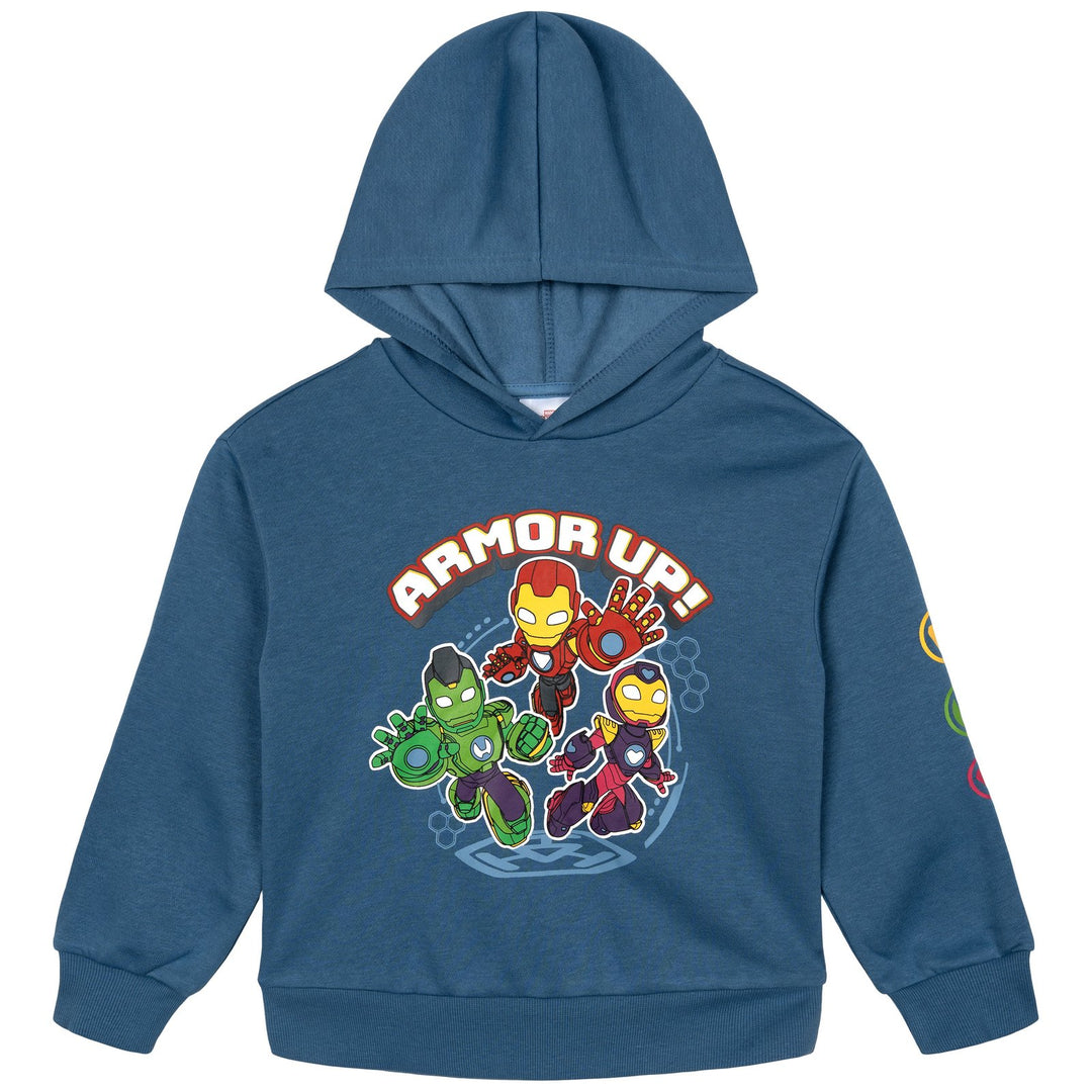 Marvel Iron Man and His Awesome Friends 2-Piece Hoodie and Pants Set Royal Blue